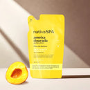 REFIL LOÇÃO RADIANTE CORPORAL NATIVA SPA AMEIXA DOURADA 350ML