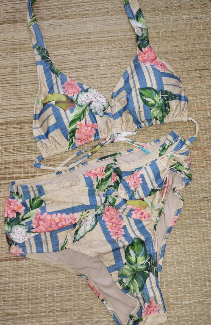 BIQUINI CINTURA ALTA ESTAMPADO ADULTO REF:21252