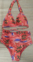 BIQUINI CINTURA ALTA ESTAMPADO ADULTO REF:21439