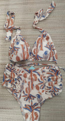 BIQUINI CINTURA ALTA ESTAMPADO ADULTO REF:21439