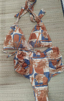 BIQUINI CINTURA ALTA ESTAMPADO ADULTO REF:21439