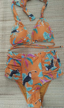 BIQUINI CINTURA ALTA ESTAMPADO ADULTO REF:21439