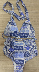 BIQUINI CINTURA ALTA ESTAMPADO ADULTO REF:21439